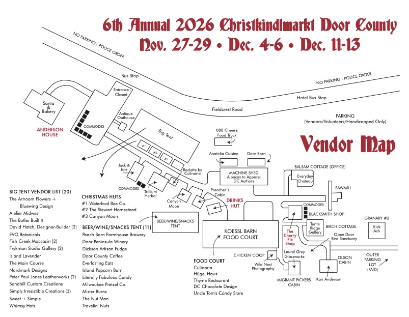 2026 Map Christkindlmarkt